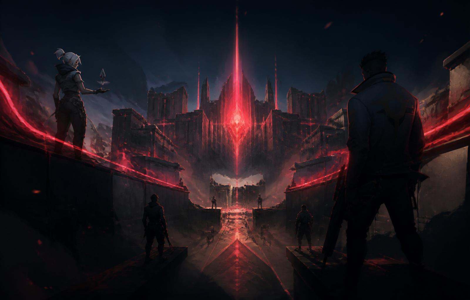 ARENYX heroes battle scene